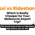 Taxi vs Rideshare: Which Is Really Cheaper for Your Melbourne Airport Trip from Mornington Peninsula?