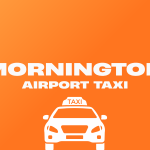 Airport taxi from Mornington Peninsula arriving at Melbourne Airport terminal