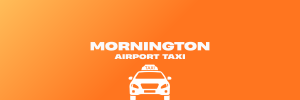 Airport taxi from Mornington Peninsula arriving at Melbourne Airport terminal