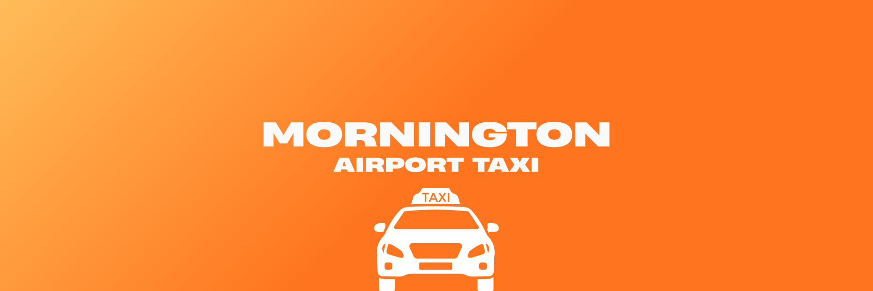 Airport taxi from Mornington Peninsula arriving at Melbourne Airport terminal